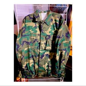 Vintage Army Jacket (Camouflage)